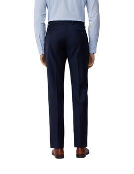 Hackett Traje de Sarga de lana elástica Marino