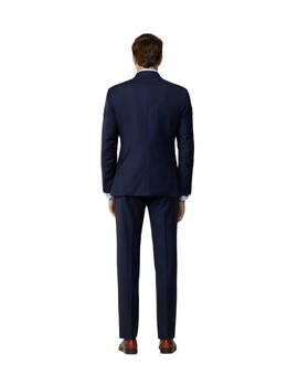 Hackett Traje de Sarga de lana elástica Marino