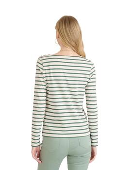 Naf Naf Camiseta Marinera verde