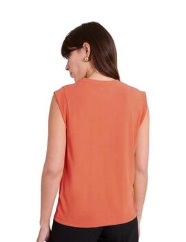 Naf Naf Camiseta Rony Roja