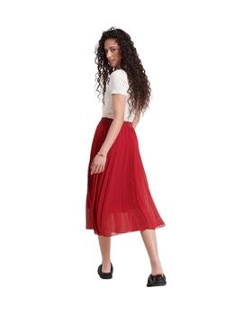 Naf Naf Falda Marbella Rojo
