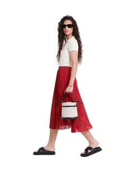 Naf Naf Falda Marbella Rojo