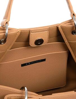 Armani Shopping Bag Camel Rose