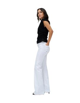 Salsa Jeans Camiseta con frunce Negra