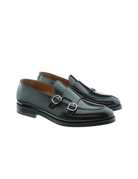 Calce Zapatos de hombre negros Doble Hebilla
