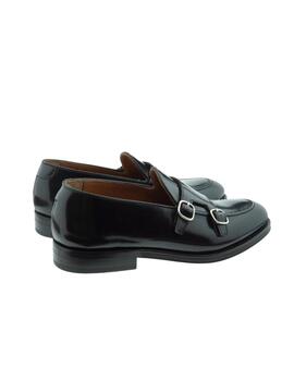 Calce Zapatos de hombre negros Doble Hebilla