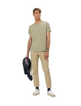 El Pulpo Camiseta Bordado Logo Elpulpo Verde