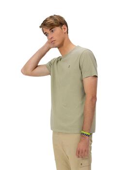 El Pulpo Camiseta Bordado Logo Elpulpo Verde