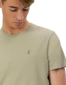 El Pulpo Camiseta Bordado Logo Elpulpo Verde