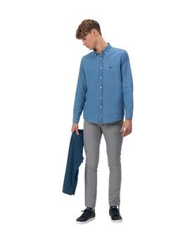 El Pulpo Camisa Denim Stone Washed Índigo Oscuro