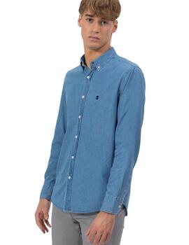 El Pulpo Camisa Denim Stone Washed Índigo Oscuro