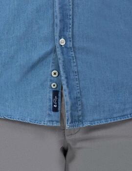 El Pulpo Camisa Denim Stone Washed Índigo Oscuro