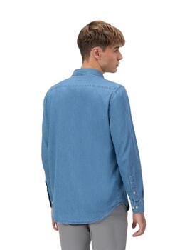 El Pulpo Camisa Denim Stone Washed Índigo Oscuro