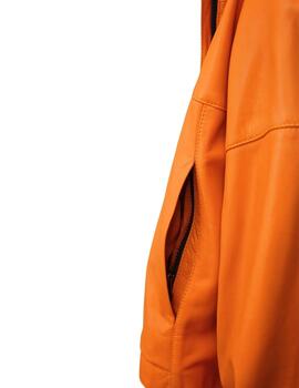 SIOSI Cazadora Naranja de cuero Helm Sena