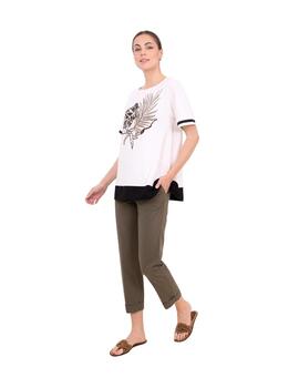 Anna Mora Pantaón Baggy Verde caqui