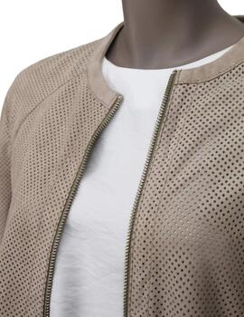 SIOSI Cazadora de ante beige