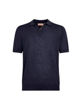 Markup Polo Azul marino manga corta