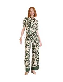 Naf Naf Camisa Cebra Kaki