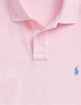 Ralph Lauren Polo manga corta rosa