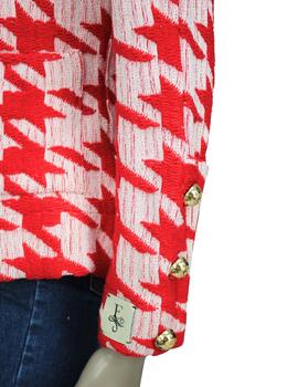 The Extreme Collection Chaqueta pata de gallo Roja