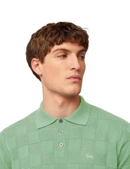 Harmont & Blaine Polo de crepé Verde claro