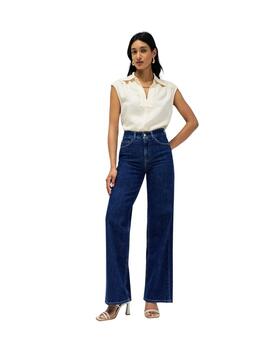 Salsa Camisa Lightdenim Color crema