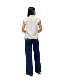 Salsa Camisa Lightdenim Color crema