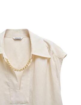Salsa Camisa Lightdenim Color crema