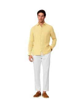 Hackett Shirt Pale Yellow