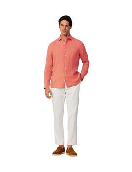 Hackett Shirt Coral Pink
