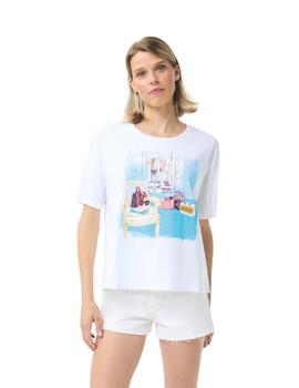 Leo & Ugo Camiseta blanca dibujo