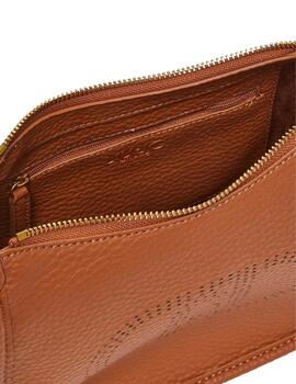 LiujoBolso Hobo pequeño con charm Marrón