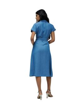 Salsa Vestido midi Lightdenim Azul