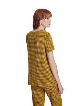 Alba Conde Blusa de punto Amarilla