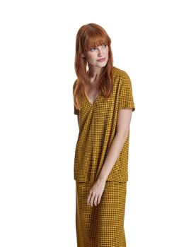 Alba Conde Blusa de punto Amarilla