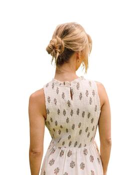 Indi & Cold Vestido talle engomado Piedra