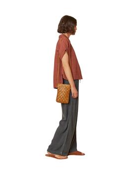 Indi & Cold Camisa cuadro ventana Chocolate