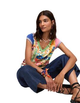 Aldo Martins Camiseta amarilla estampada
