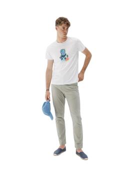 El Pulpo Camiseta estampado Elpulpo Snorkel Blanco