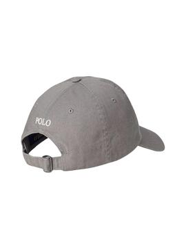 Ralph Lauren Gorra gris Classic Sport Cap