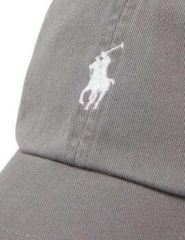 Ralph Lauren Gorra gris Classic Sport Cap