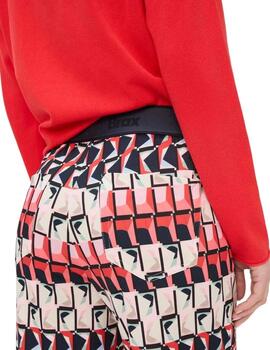 Brax Pantalón estampado Rojo Style Maine