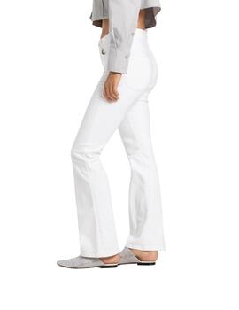 Cambio Pantalón Blanco Paris Flared Pure White