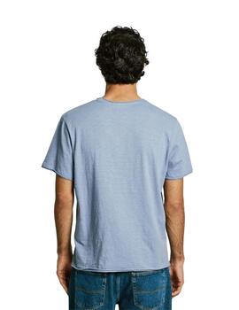 Pepe Jeans Camiseta bolsillo azul hombre