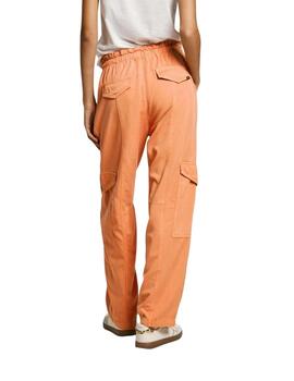 Pepe Jeans Pantalones cargo naranja Hadda