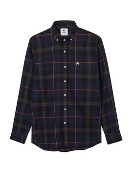 Altonadock Camisa Negra de cuadros