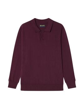 Altonadock Jersey Punto cuello polo Granate