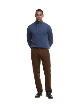 Barbour Jersey Azul cuello botones