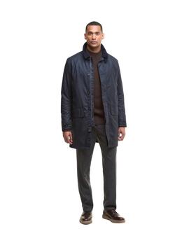 Barbour Chaqueta Wax Mac Azul marino