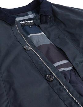 Barbour Chaqueta Wax Mac Azul marino
